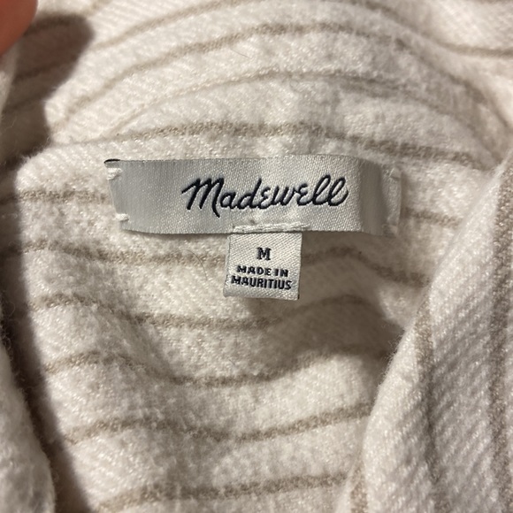 Madewell Flannel Sunday Shirt in stripe - Picture 6 of 6